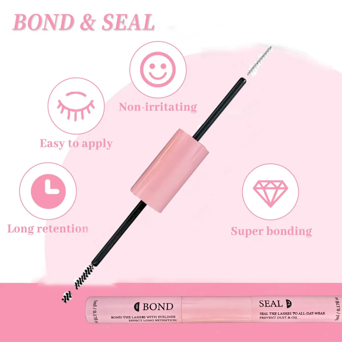 DIY Self-Grafting Double-Headed Glue Segmented Eyelash Set