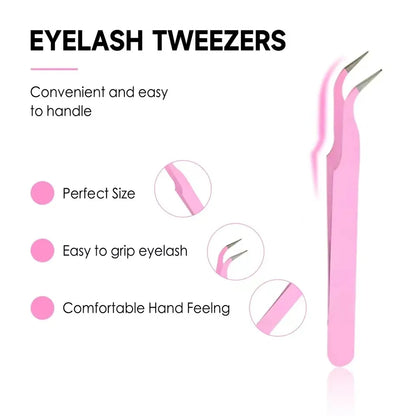 DIY Self-Grafting Double-Headed Glue Segmented Eyelash Set